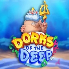 Dorks of the Deep slot logo by Hacksaw Gaming at IgoBet CasinoDorks of the Deep