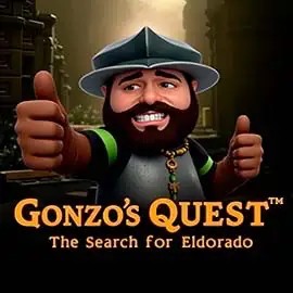 Gonzo's Quest slot logo by NetEnt at IgoBet Casino