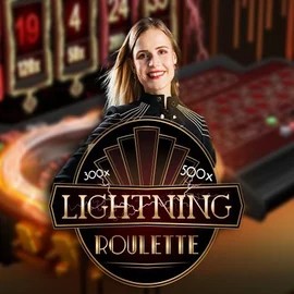 Lightning Roulette logo by Evolution at IgoBet Casino
